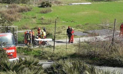 CICLISTA DI 65 ANNI IN COMA DOPO  UNO SCONTRO CON UN GRUPPO DI CORRIDORI FRANCESI SULLA PISTA CICLABILE TRA ARMA E RIVA LIGURE/FOTO