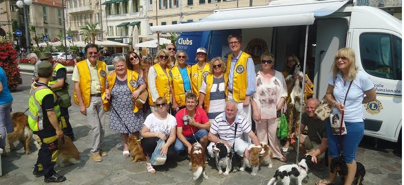 SCREENING CONTRO L’OSTEOPOROSI E IL GLAUCOMA E RADUNO DEI KING CHARLES/ UN FINE SETTIMANA IMPEGNATIVO PER I LIONS SANREMESI