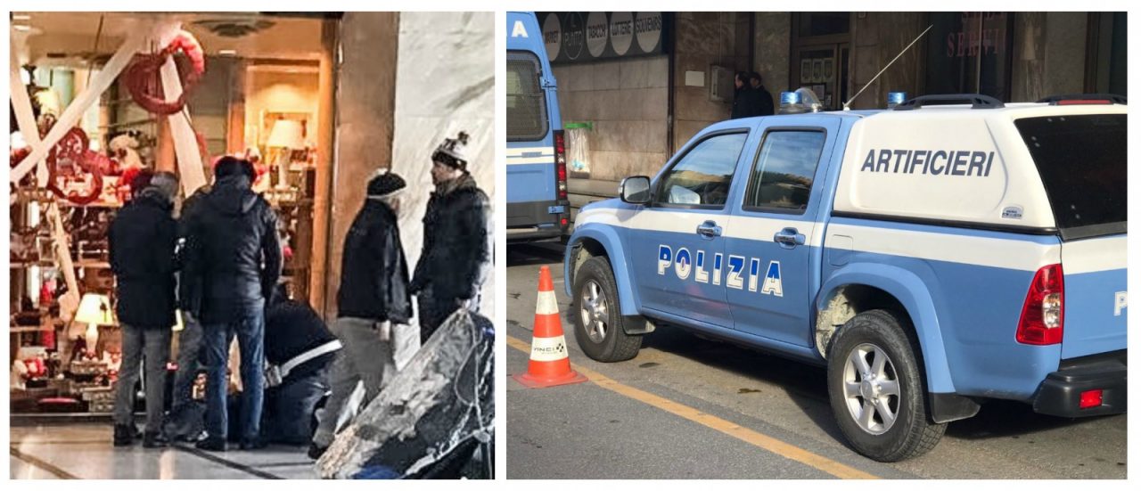 STAZIONI BLINDATE DA CARABINIERI E POLIZIA/ A VENTIMIGLIA PACCO SOSPETTO CON ARTIFICIERI AL LAVORO