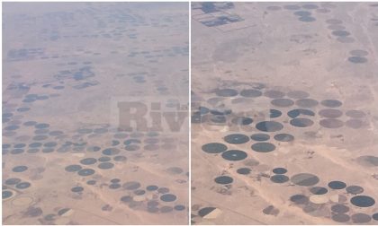 STRANI CERCHI DI GRANO NEL DESERTO DELL'ARABIA SAUDITA/ LE RARE ED ESCLUSIVE IMMAGINI SCATTATE DA UN SANREMESE