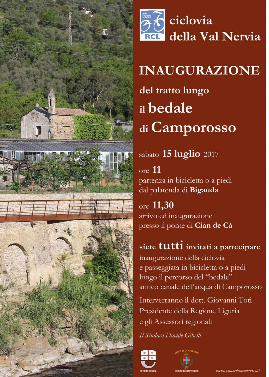 Sabato si inaugura il nuovo tratto della ciclovia di Camporosso/ Presente anche il governatore della Liguria Toti