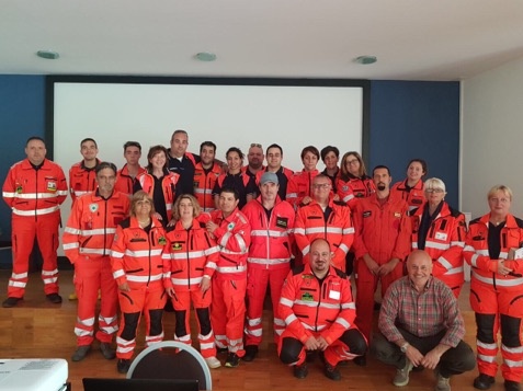 Sanità: la Croce Verde Intemelia incontra il personale del Nucleo Elicotteri di Genova