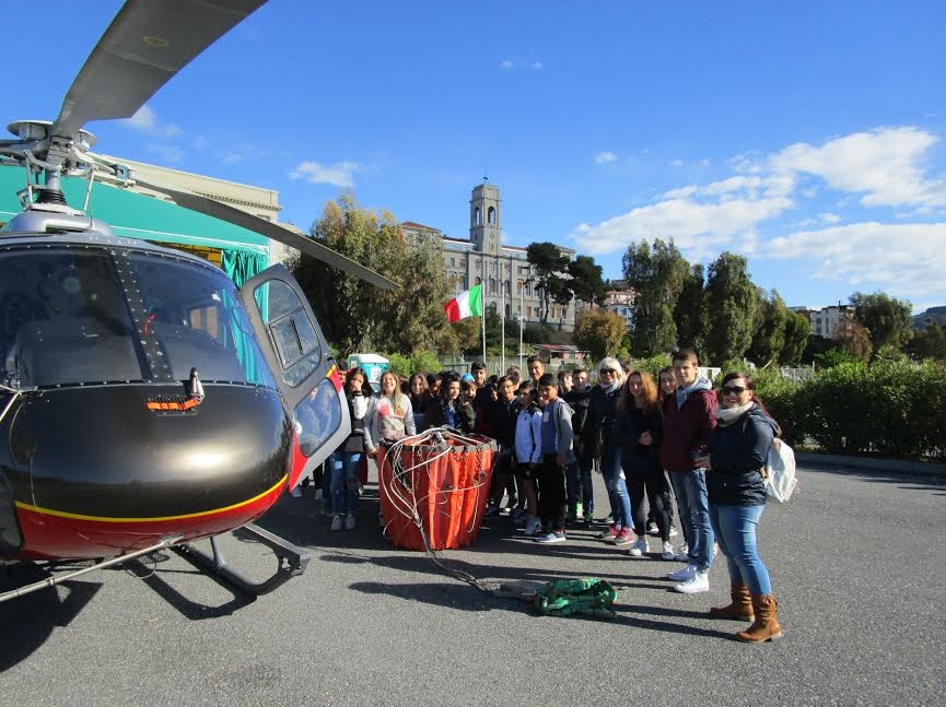 Studenti delle medie “Littardi” incontrano protezione civile e VVF di Imperia / La lettera dei ragazzi
