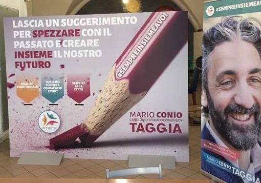 Taggia: candidato Mario Conio apre un punto di incontro anche in via Soleri