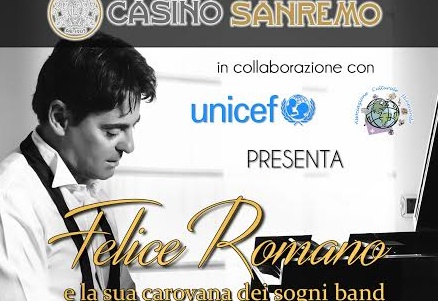 Teatro del Casinò: Felice Romano in concerto pro-Unicef