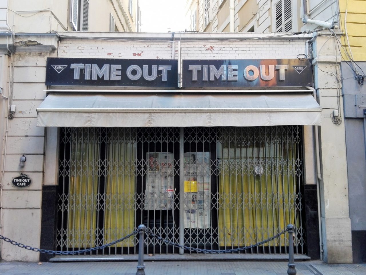 Time Out: chiude lo storico bar di Via Feraldi