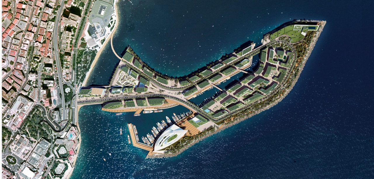 UN’ISOLA DAVANTI MONTECARLO  CON UN NUOVO AMBIENTE MARINO/ IL FUTURO DEL PRINCIPATO IN UN VIDEO