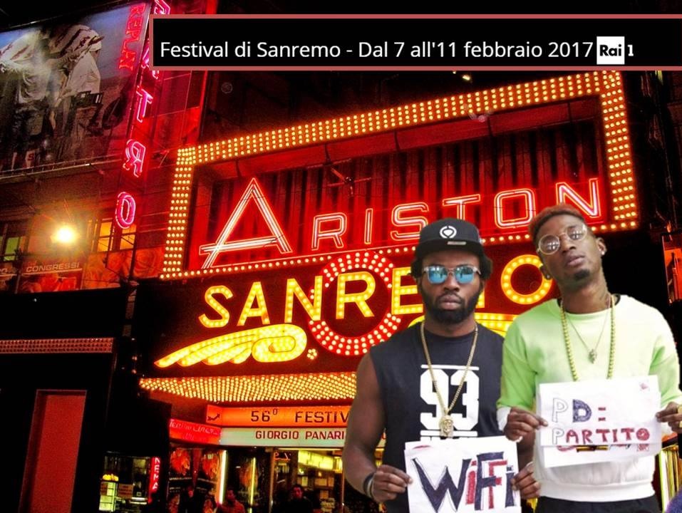Una pagina evento su Facebook a sostegno della partecipazione del rapper Bello Figo al Festival di Sanremo