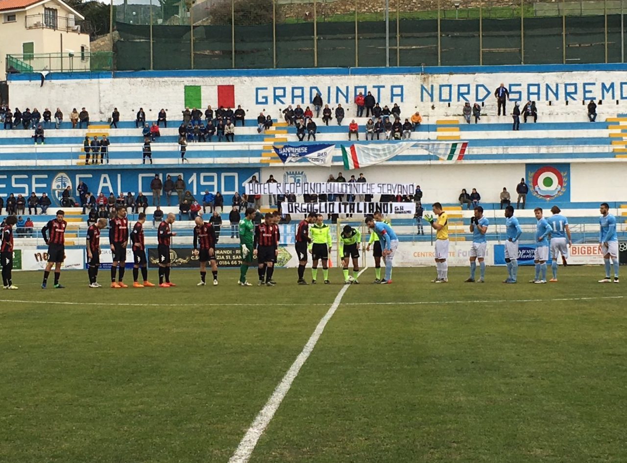 Unione Sanremo 0 Argentina Arma 1: concluso il Derby di Oggi