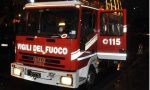 VENTIMIGLIA: BRUCIA FURGONE ABBANDONATO SULLA STATALE 20/ FORSE ERA ABITATO