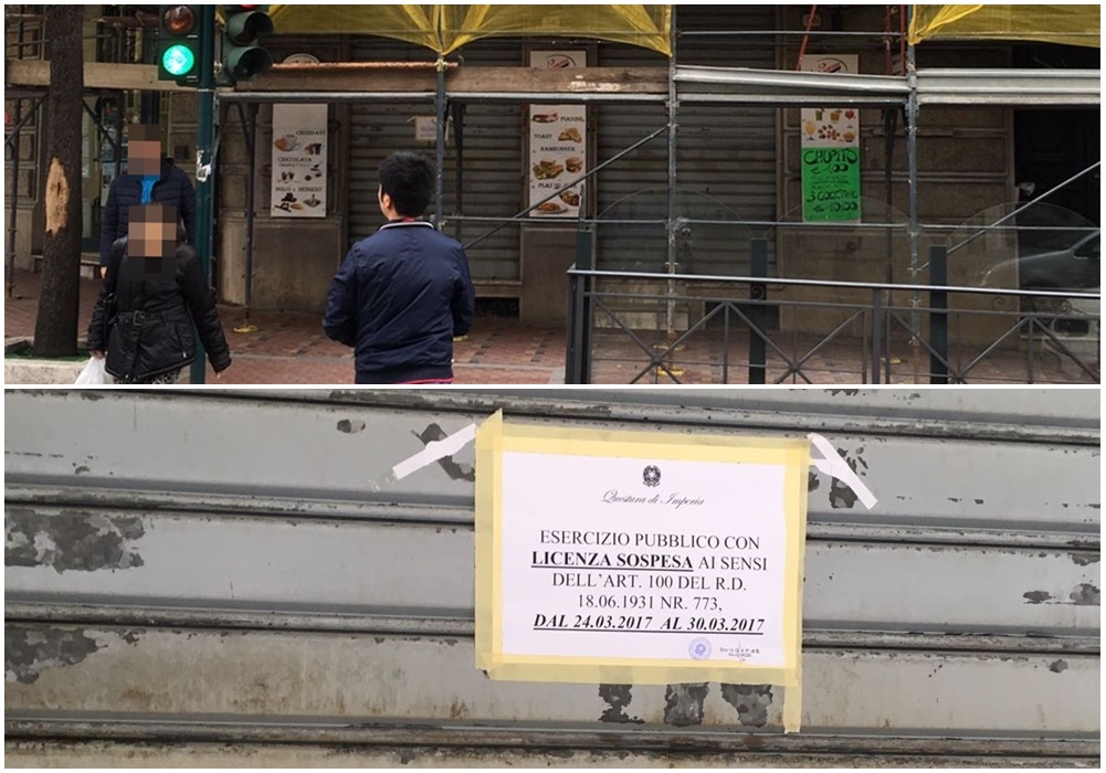 VENTIMIGLIA: LA POLIZIA CHIUDE PER UNA SETTIMANA IL BAR SAVY DI VIA ROMA/ MOTIVI DI ORDINE PUBBLICO