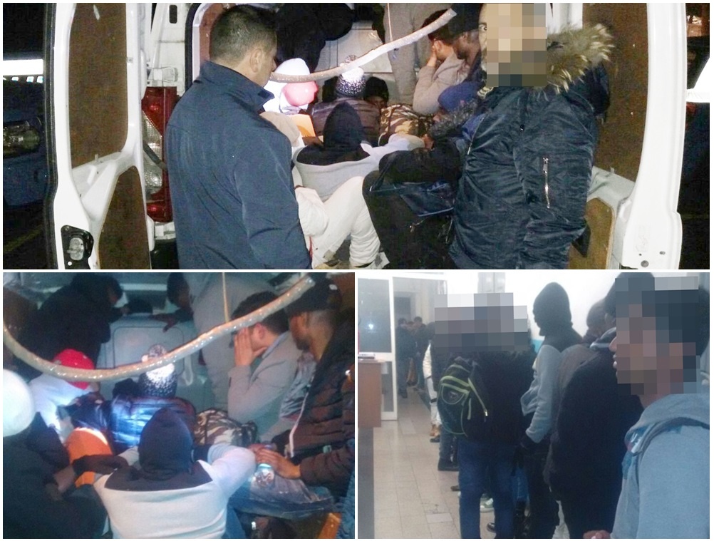 VENTIMIGLIA: NEL FURGONE CON 15 STRANIERI E UNA DONNA IN GRAVIDANZA/ 3 ARRESTI