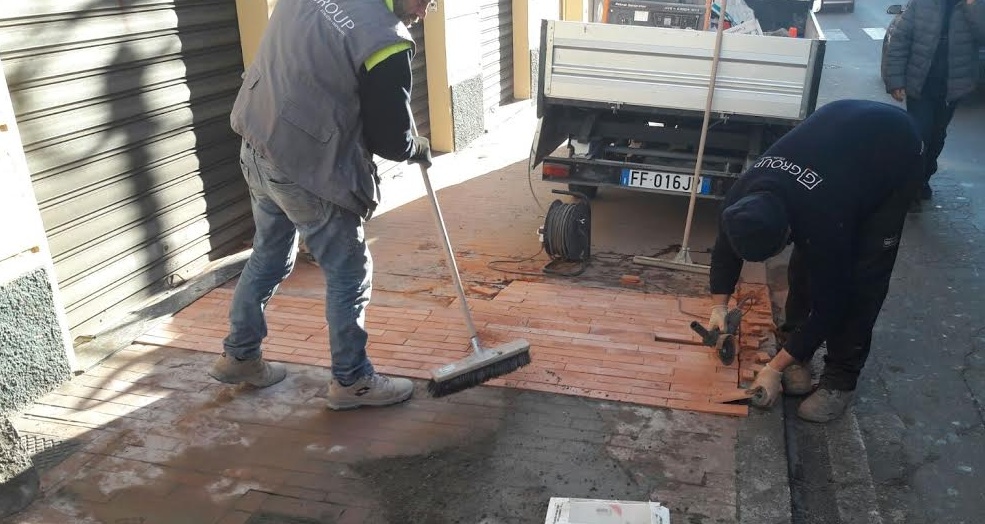 Ventimiglia, parte la messa in sicurezza dei marciapiedi