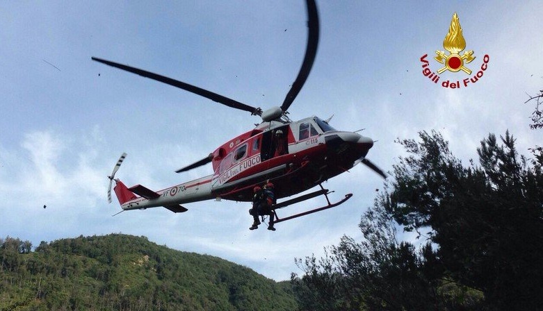 Ventimiglia: uomo cade da un muro a Roverino, allertato l’elisoccorso