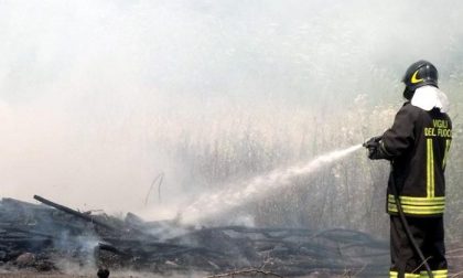 Incendio di sterpaglie a Sanremo, le fiamme partite da fuoco di pulitura