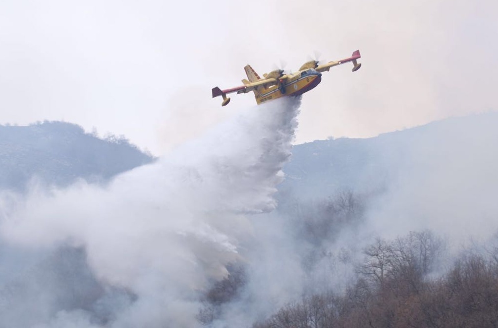 Volontario della Protezione Civile svenuto durante il rogo di Carpasio: l’intervista al Caposquadra