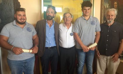 Judoka Samuele Della Torre e Lorenzo Rossi premiati dal sindaco di Taggia