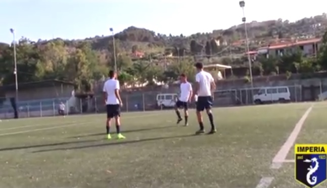 Primo allenamento per l’Asd Imperia, il video