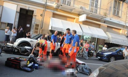 Ventimiglia: tragico incidente in corso Genova, muore giovane motociclista