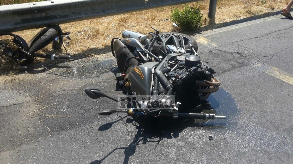 Incidente moto San Biagio della Cima1