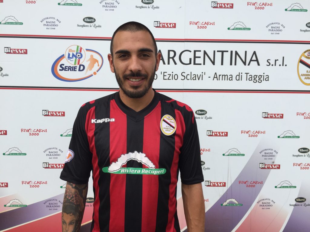Nuovo acquisto per l’Argentina Arma: dal Ventimiglia calcio arriva Armando Miceli