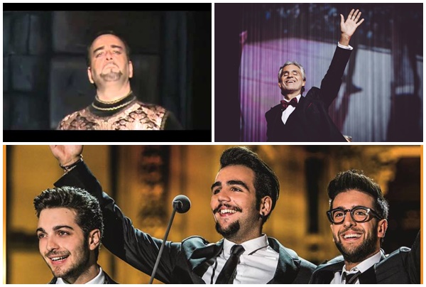 Il baritono imperiese Ivan Marino si scaglia contro i tre tenori de Il Volo e Andrea Bocelli