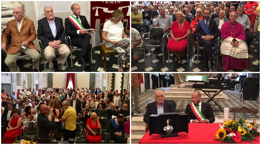 Questa mattina la consegna del San Segundin ad Albino Ballestra