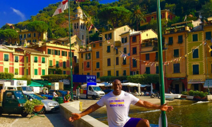 Magic Johnson in Liguria: dopo Gallinari ad Arma un mostro sacro Nba a Portofino e Santa