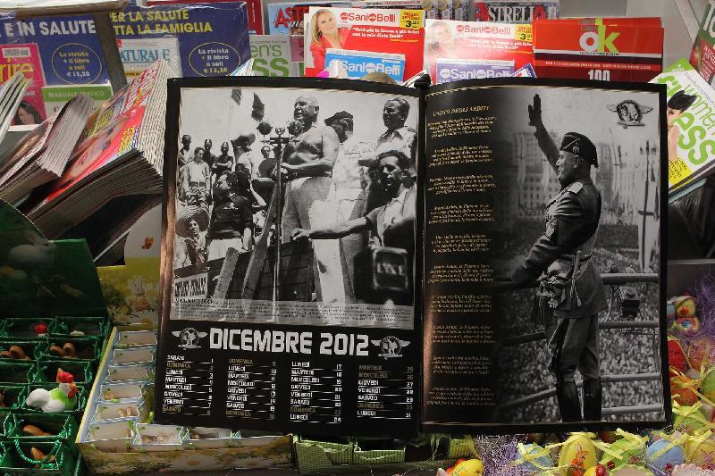 Supermercato vende il calendario del Duce, insorge l’Anpi, ma l’esercente: “Denunciatemi pure”