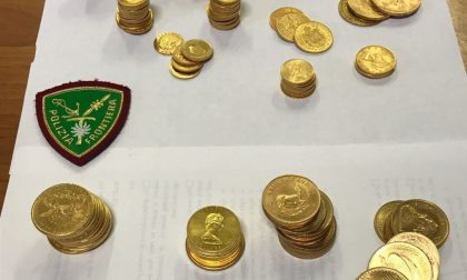 Polizia sequestra 136 monete d'oro alla frontiera di Ventimiglia