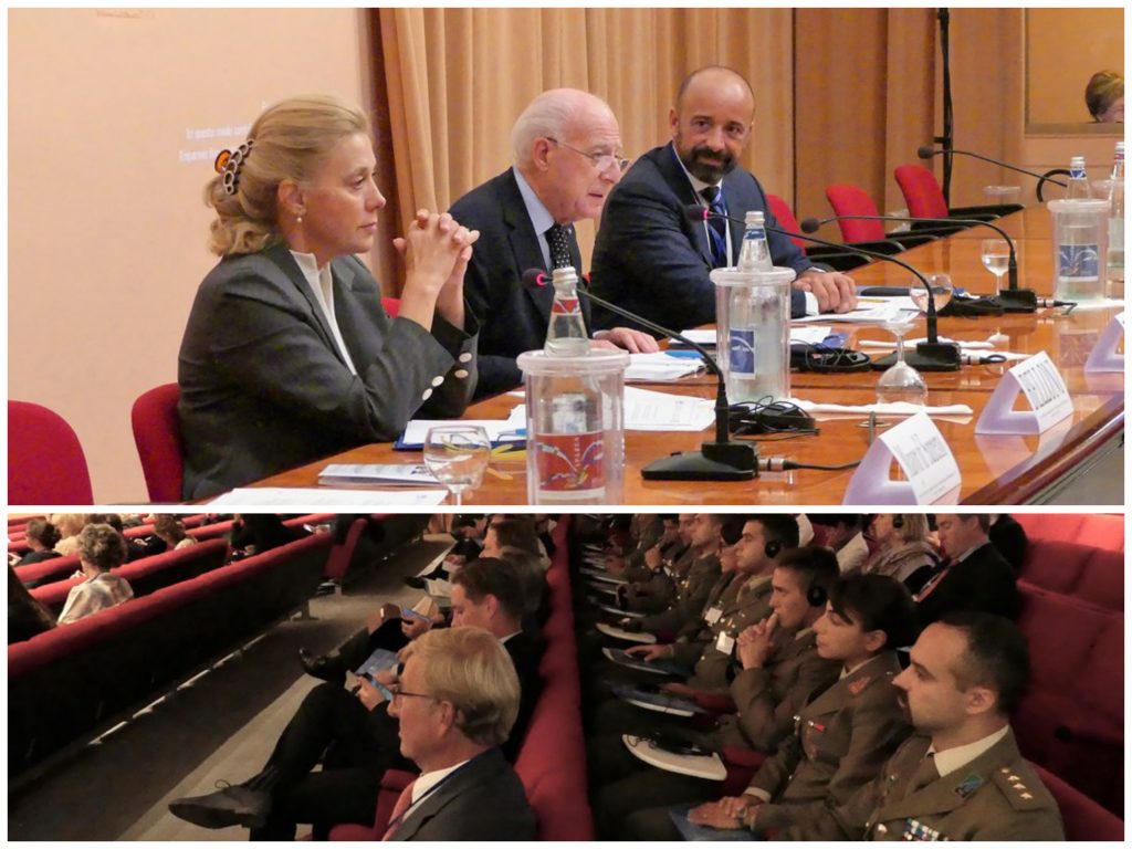 Militari diplomatici ed accademici all’Hotel Londra per il dibattito sul Diritto Umanitario – Le foto