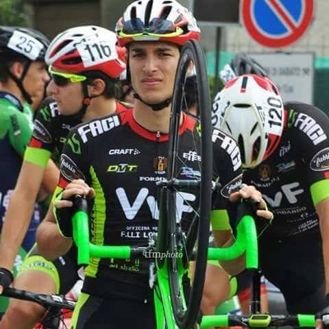 Il ciclista sanremese Loris Calipa guadagna il podio a Molino dei Torti