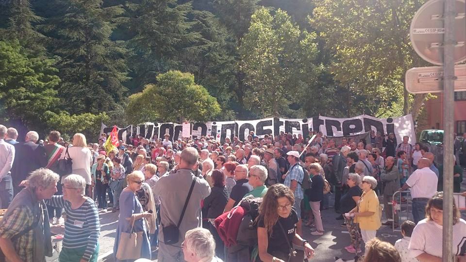 Manifestazione ferrovia Cuneo Nizza Ventimiglia5