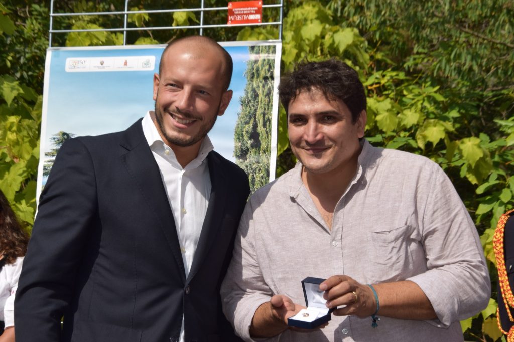 Premio Ghinbaru d'oro 2017 chef Mauro Colagreco Ventimiglia Enrico Ioculano