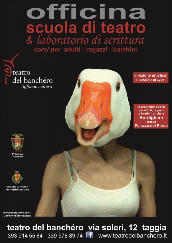 Riprendono i corsi del teatro Banchéro per grandi e piccini