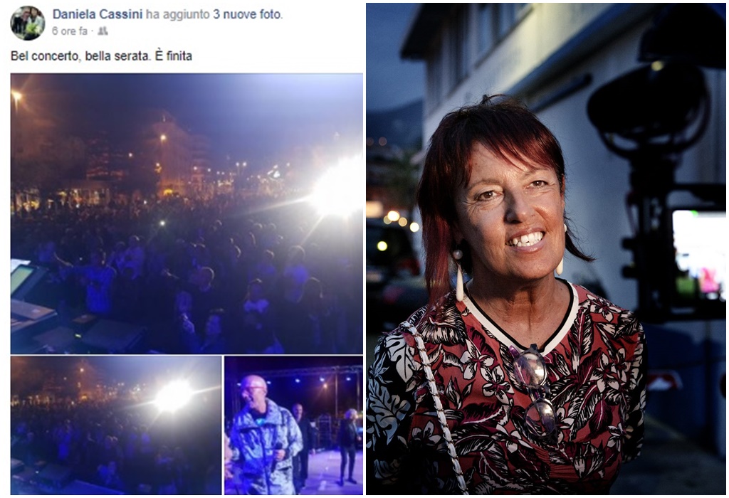 “Bel concerto.Bella serata. E’ finita”. Il post della Cassini su facebook sembra proprio un addio