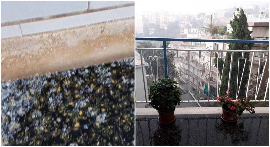 Pioggia e grandine su Sanremo. Dopo mesi di attesa  è arrivata la pioggia