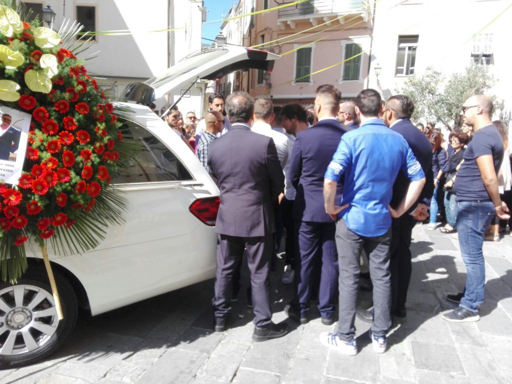 Funerali Luca Colangelo Sanremo