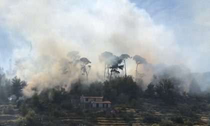 Si alza il vento e, "per incanto", partono gli incendi: brucia tra San Lorenzo e Costarainera