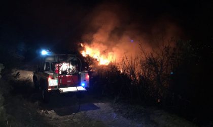 Incendio boschivo in valle Argentina, in mattinata arriva l'unità aerea