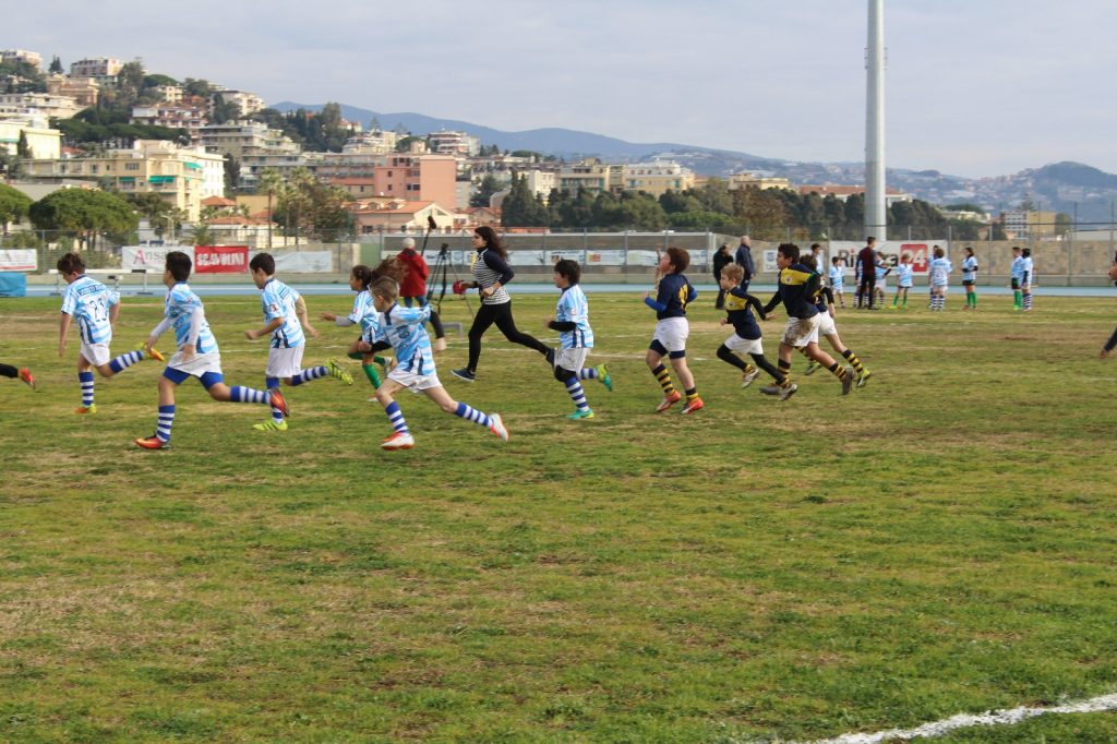 I leoncini del Sanremo Rugby tornano ad allenarsi