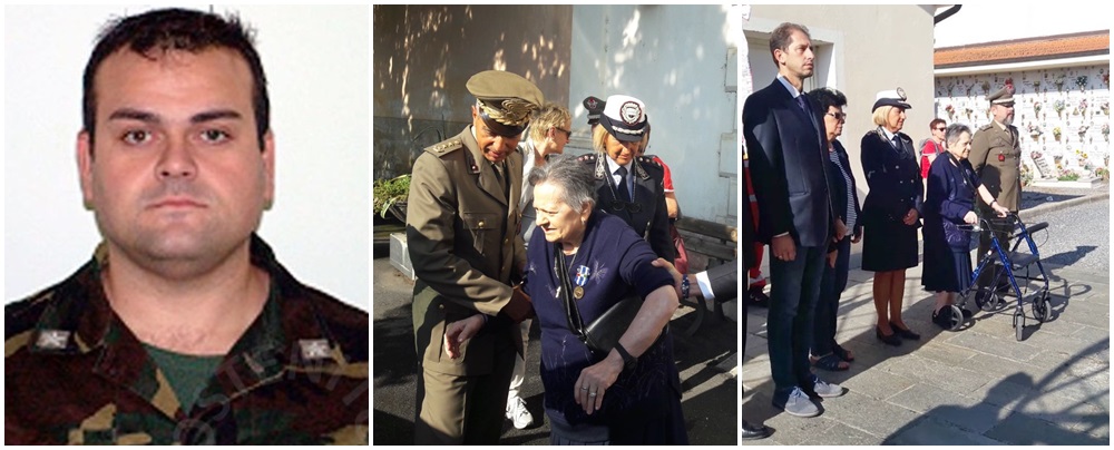 La morte dell’alpino Giorgio Langella commemorata al cimitero di Diano Marina