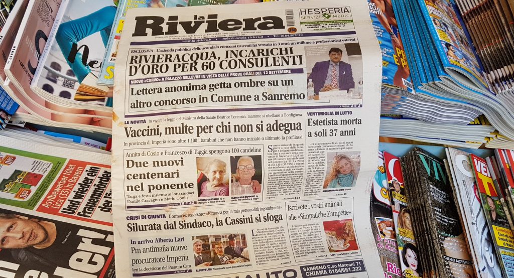 Inchieste, approfondimenti e interviste sul settimanale La Riviera da oggi in edicola
