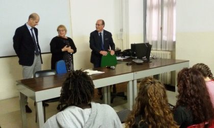 Il Miur in visita al Liceo Amoretti, incontro tra gli alunni e il direttore Pellecchia
