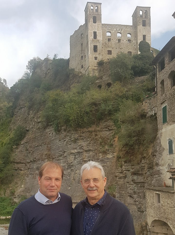 Il sindaco di Cagnes sur Mer in visita a Dolceacqua