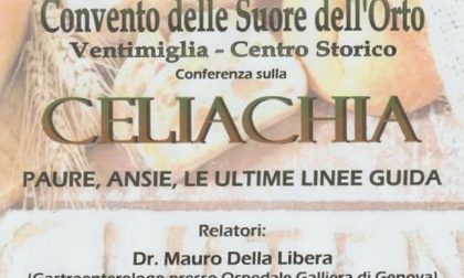 Celiachia, l'incontro oggi pomeriggio a Ventimiglia Alta