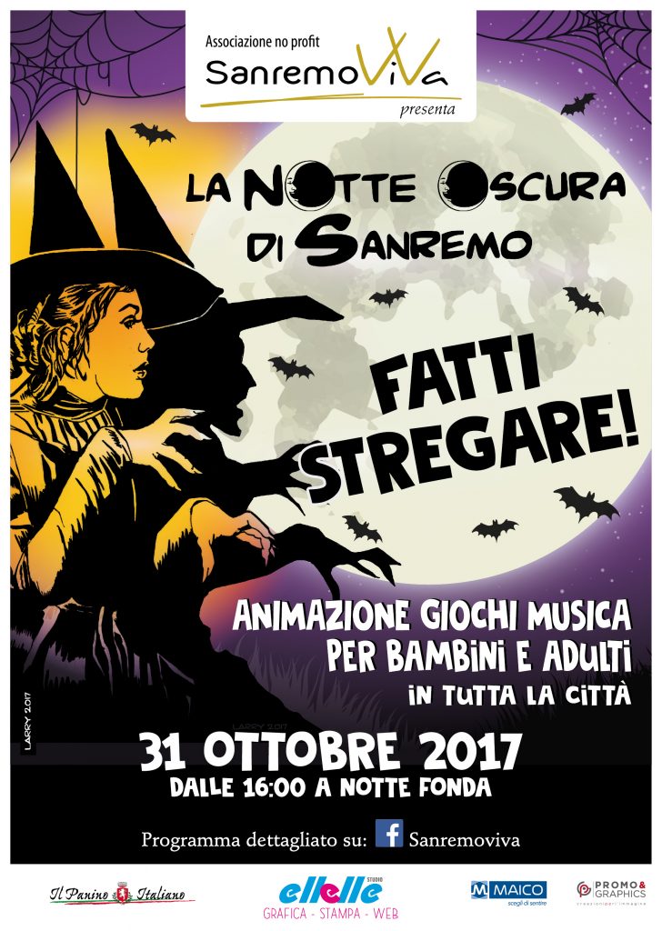 A Sanremo la prima edizione de La Notte Oscura. Ecco il programma di Halloween