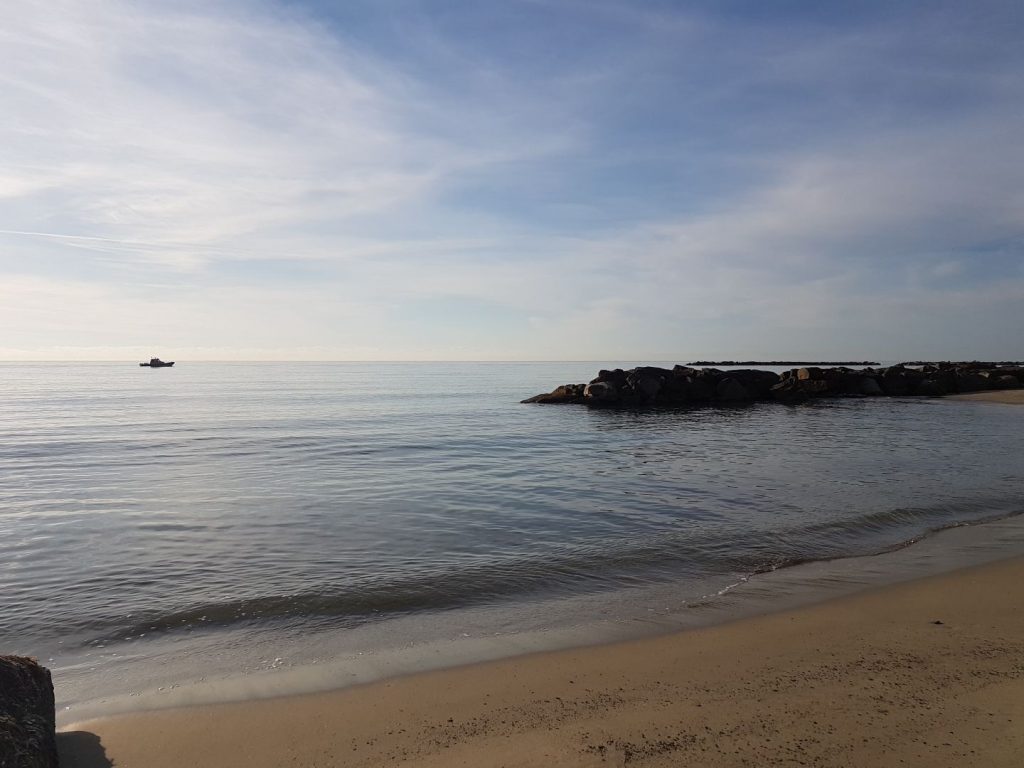 Residuato bellico bomba ordigno largo Sanremo Lido Fontana