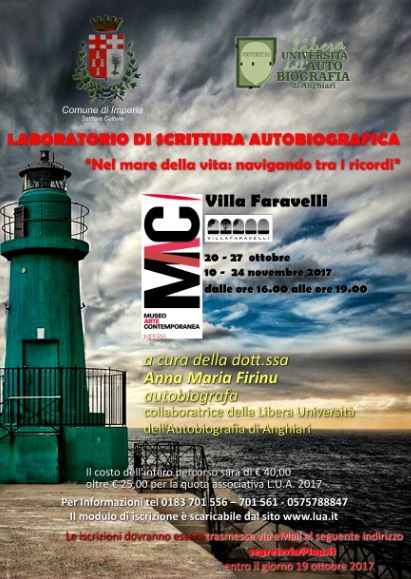 Laboratorio di scrittura autobiografica a Imperia