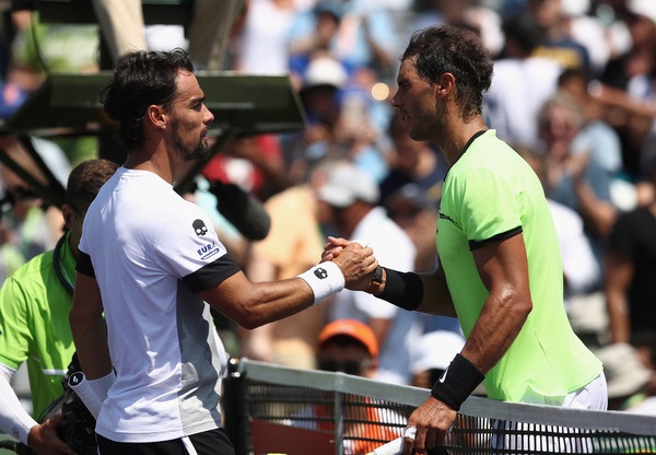 Nadal fa fuori Fabio Fognini in un’ora al Master di Shangai